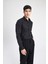 Slim Fit Dar Kesim İtalyan Yaka Non Iron Ütü Gerektirmeyen Uzun Kollu Gömlek A7803AX24SP 1