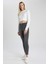 Skinny Fit Yüksek Bel Dar Paça Bilek Boy Jean Pantolon A7322AX23WN 4