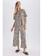 Regular Fit Leopar Desenli Pantolon Z9570AZ23SP 5