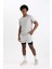 Fit Slim Fit Dar Kesim Fermuarlı Telefon Cepli Taytlı Şort Z2147AZ23AU 3