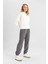 Coool Beli Paçası Lastikli Cepli Basic Düz Kalın Kumaş Jogger Eşofman Altı Z4825AZ23WN 1