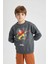 Erkek Çocuk Avatar the Last Airbender Kapüşonlu Sweatshirt B2216A823WN 1