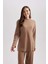 Yarım Balıkçı Yaka İçi Yumuşak Tüylü Softshell Uzun Kollu Tişört Tunik A5622AX23WN 4