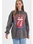 Coool Rolling Stones Oversize Geniş Kalıp Kapüşonlu Kalın Sweatshirt B3006AX23WN 3