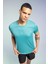 Fit Slim Fit Bisiklet Yaka Baskılı Kısa Kollu Sporcu Tişört X6142AZ23SP 3