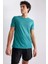 Fit Slim Fit Bisiklet Yaka Baskılı Kısa Kollu Sporcu Tişört X6142AZ23SP 4