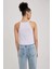 Coool Fitted Halter Yaka Ribana Basic Düz Atlet Y8507AZ23SM 5