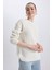Regular Fit Bisiklet Yaka Basic Triko Kazak H6905AZ23WN 1