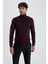 Slim Fit Dar Kesim Balıkçı Yaka Basic Düz Triko Kazak R1124AZ23WN 5