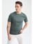 Regular Fit Premium Kalite Merserize Bisiklet Yaka Kısa Kollu %100 Pamuk Basic Tişört T5014AZ23SP 4