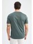 Regular Fit Premium Kalite Merserize Bisiklet Yaka Kısa Kollu %100 Pamuk Basic Tişört T5014AZ23SP 5