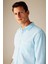 Regular Fit Polo Yaka Keten Karışımlı Uzun Kollu Gömlek M9437AZ23SM 4