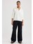 Oversize Fit Fermuarlı Yaka Kazak A3874AX23WN 2