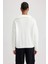 Oversize Fit Fermuarlı Yaka Kazak A3874AX23WN 5