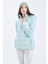 Fit Su İtici Şişme Mont Slim Fit Kapüşonlu Z0803AZ23SP 4
