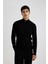 Slim Fit Yarım Balıkçı Yaka Triko Kazak U6917AZ23WN 3