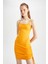 Coool Bodycon Basic Bağcık Detaylı Askılı Mini Elbise Y7690AZ22HS 4