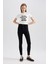 Jegging Yüksek Bel Dar Paça Cepli Bilek Boy Basic Düz Jean Pantolon A5819AX23AU 3