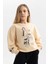 Kız Çocuk Regular Fit Bisiklet Yaka Sweatshirt A4820A823AU 4