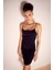 Bodycon Askılı Ribana Askılı Mini Elbise A4807AX23SM 3