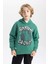 Erkek Çocuk NBA Boston Celtics Kapüşonlu Kalın Sweatshirt B4909A823WN 4