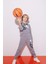 Erkek Çocuk NBA Wordmark Kapüşonlu Kalın Sweatshirt B4792A823WN 2