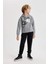 Erkek Çocuk NBA Wordmark Kapüşonlu Kalın Sweatshirt B4792A823WN 5