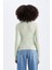 Slim Fit Yarım Balıkçı Yaka Basic Fitilli Kazak L8848AZ22AU 5