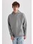 Oversize Fit Kapüşonlu Basic Sweatshirt A4331AX23AU 1