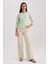 Regular Fit Bisiklet Yaka Yumuşak Dokulu Basic Düz Triko Kazak F7091AZ23WN 2