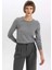 Regular Fit Bisiklet Yaka Kazak F7091AZ23WN 4
