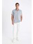 Regular Fit Yazlık Polo Yaka Pamuklu Kısa Kollu Gömlek D2924AX24SM 2