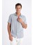 Regular Fit Yazlık Polo Yaka Pamuklu Kısa Kollu Gömlek D2924AX24SM 4