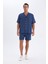Relax Fit Yazlık Polo Yaka Basic Düz Kısa Kollu Gömlek C8157AX24SM 2