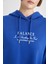 Oversize Fit Kapüşonlu Kalın Sweatshirt B4062AX23AU 5