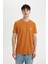 %100 Pamuk Slim Fit Dar Kesim Bisiklet Yaka Baskılı Kısa Kollu Tişört C6914AX24SM 4