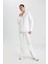 Fit Su İtici Mont Rüzgar Geçirmez Slim Fit Dar Kesim Çıkarılabilir Kapüşonlu Fermuarlı B2420AX24SP 2