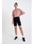 Fit Crop Bisiklet Yaka Sporcu Modal Kısa Kollu Tişört D2978AX24HS 5