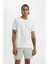 Regular Fit File Astarlı Kısa Boy Desenli Deniz Şortu B7546AX24HS 3