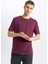 Regular Fit Bisiklet Yaka Baskılı Kısa Kollu Ağır Kumaş Tişört B4291AX24SP 3