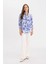 Loose Fit Desenli Uzun Kollu Gömlek U3684AZ24SM 2