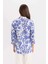 Loose Fit Desenli Uzun Kollu Gömlek U3684AZ24SM 5
