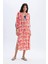 Regular Fit Desenli Plaj Elbisesi-Fall in Love D0452AX24SM 3
