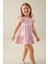 Kız Bebek Çiçekli Kısa Kollu Elbise C5207A524SM 2
