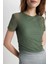 Bodycon Bisiklet Yaka Degrade Kısa Kollu Midi Tül Elbise C5926AX24SP 5