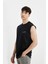 Boxy Fit Sırt Baskılı Bisiklet Yaka Atlet C5048AX24HS 4