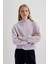 Boxy Fit Kapüşonlu Kalın Basic Sweatshirt B8570AX24SP 1