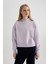 Boxy Fit Kapüşonlu Kalın Basic Sweatshirt B8570AX24SP 3