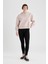 Boxy Fit Kapüşonlu Kalın Basic Düz Sweatshirt B8570AX23WN 2