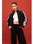 Fit Oversize Geniş Kalıp Renk Bloklu Dik Yaka Fermuarlı Sweatshirt B8977AX24SM 3